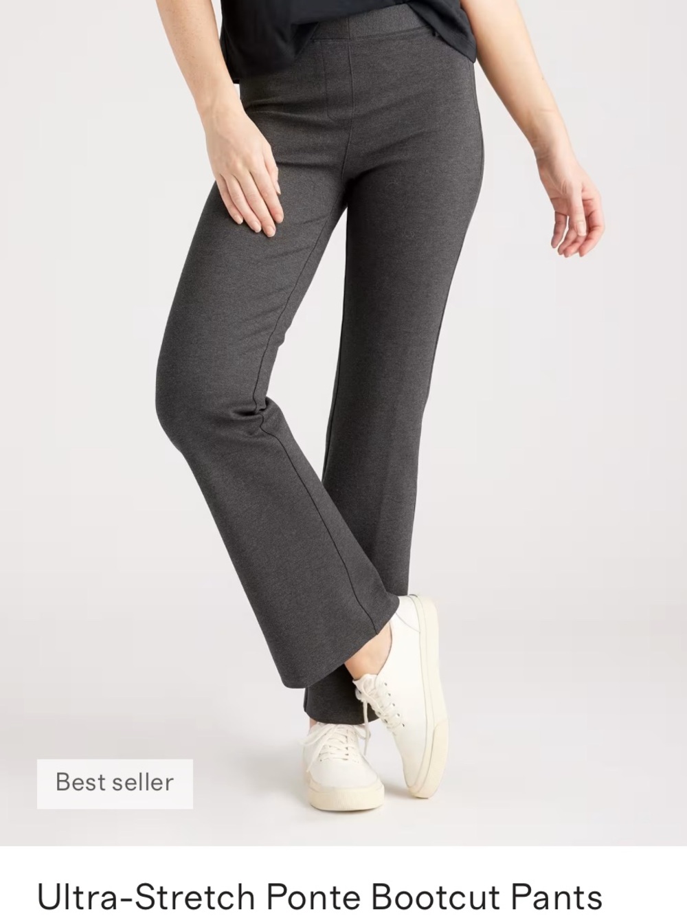 Quince Ultra-Stretch Ponte Bootcut Pants